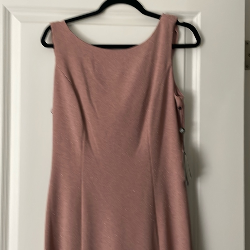 Beautiful blush pink dress with low back